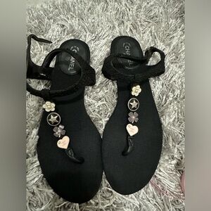 Chanel Flat sandals with charms